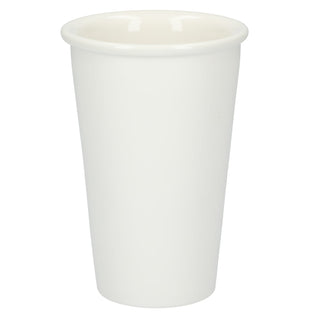 Printwear Dimple Double Wall Ceramic Cup 10oz (White)