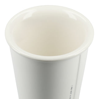 Printwear Dimple Double Wall Ceramic Cup 10oz (White)