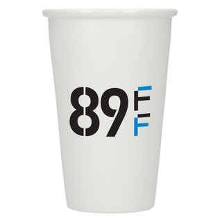 Printwear Dimple Double Wall Ceramic Cup 10oz (White)