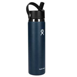 Hydro Flask Wide Mouth w/ Flex Straw Cap 24oz (Indigo)