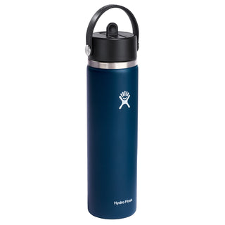 Hydro Flask Wide Mouth w/ Flex Straw Cap 24oz (Indigo)