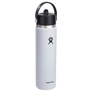 Hydro Flask Wide Mouth w/ Flex Straw Cap 24oz (White)