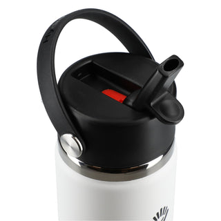 Hydro Flask Wide Mouth w/ Flex Straw Cap 24oz (White)