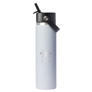 Hydro Flask Wide Mouth w/ Flex Straw Cap 24oz (White)