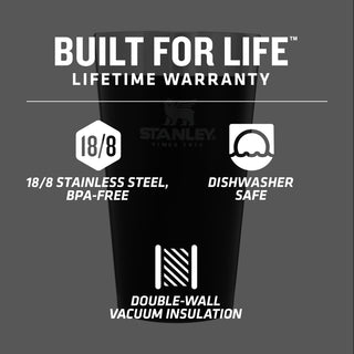 Stanley Stay-Chill Stacking Pint 16oz (Black)