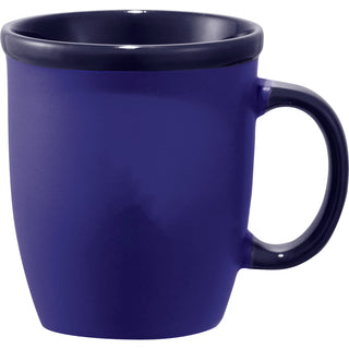 Printwear Cafe Au Lait Ceramic Mug 12oz (Blue)