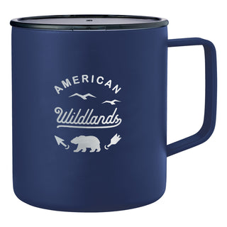 Printwear Rover Copper Vac Camp Mug 14oz – Powder coated (Navy)