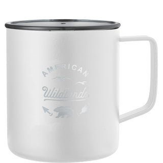 Printwear Rover Copper Vac Camp Mug 14oz – Powder coated (White)