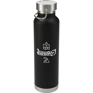 Printwear Thor Copper Vacuum Insulated Bottle 22oz (Black)