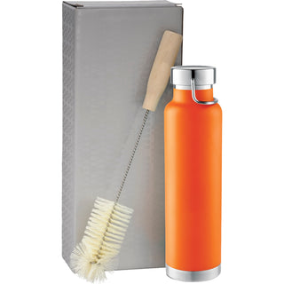Printwear Thor Copper Vacuum Bottle with Brush 22oz (Orange)