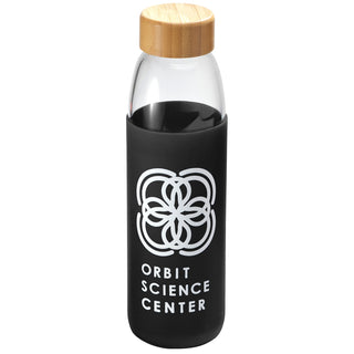 Printwear Kai Glass Bottle 18oz (Black)