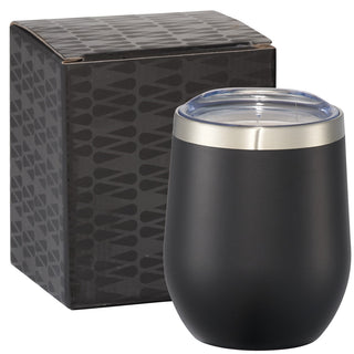 Printwear Corzo Copper Vac Insulated Cup 12oz With Gift Box (Black)