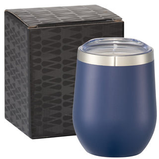 Printwear Corzo Copper Vac Insulated Cup 12oz With Gift Box (Navy)