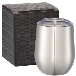 Printwear Corzo Copper Vac Insulated Cup 12oz With Gift Box (Silver)