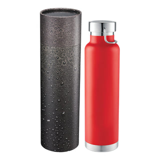 Printwear Thor Copper Vac Bottle 22oz With Cylindrical Box (Red)