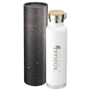 Printwear Speckled Thor Bottle 22oz With Cylindrical Box (White)