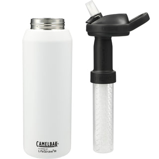 CamelBak Eddy+ 32oz VSS filtered by LifeStraw (White)