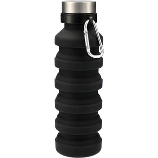 Printwear Zigoo Silicone Collapsible Bottle 18oz (Black)