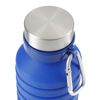 Printwear Zigoo Silicone Collapsible Bottle 18oz (Blue)