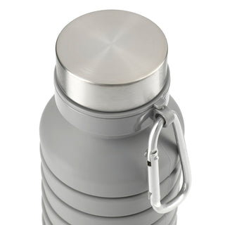 Printwear Zigoo Silicone Collapsible Bottle 18oz (Gray)