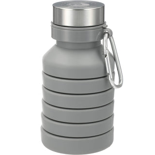 Printwear Zigoo Silicone Collapsible Bottle 18oz (Gray)