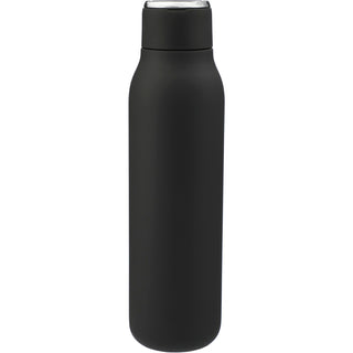 Printwear Marka Copper Vac Bottle w/ Metal Loop 20oz (Black)