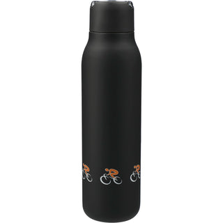 Printwear Marka Copper Vac Bottle w/ Metal Loop 20oz (Black)