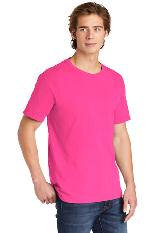 COMFORT COLORS Heavyweight Ring Spun Tee (Neon Pink)