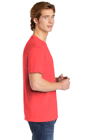 COMFORT COLORS Heavyweight Ring Spun Tee (Neon Red Orange)