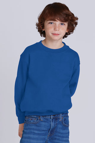 Gildan Youth Heavy Blend Crewneck Sweatshirt (Navy)