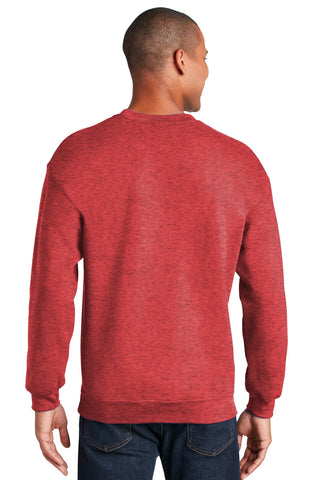 Gildan Heavy Blend Crewneck Sweatshirt (Heather Sport Scarlet)