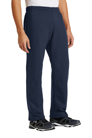 Gildan Heavy Blend Open Bottom Sweatpant (Navy)