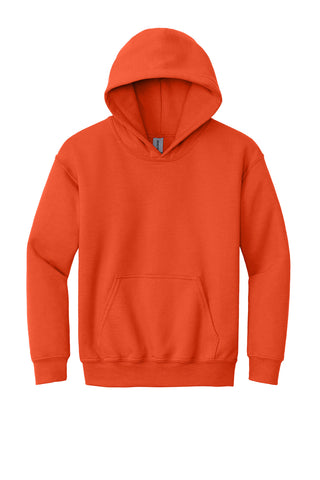 Gildan Youth Heavy Blend Hooded Sweatshirt (Orange)