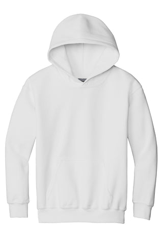 Gildan Youth Heavy Blend Hooded Sweatshirt (White)
