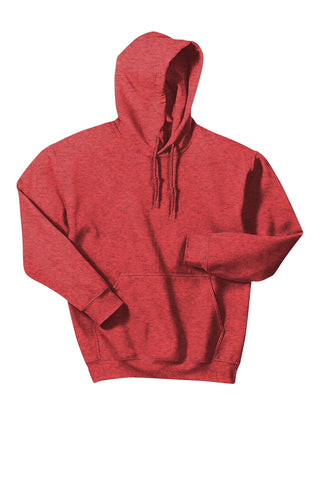 Gildan Heavy Blend Hooded Sweatshirt (Heather Sport Scarlet)