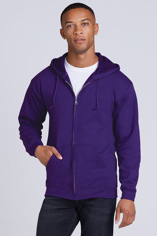Gildan Heavy Blend Full-Zip Hooded Sweatshirt (Maroon)