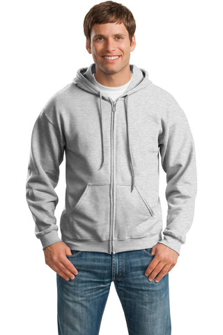Gildan Heavy Blend Full-Zip Hooded Sweatshirt (Ash)