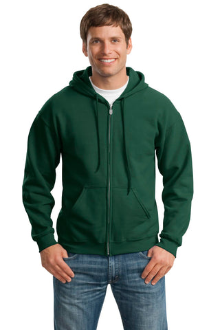Gildan Heavy Blend Full-Zip Hooded Sweatshirt (Forest Green)