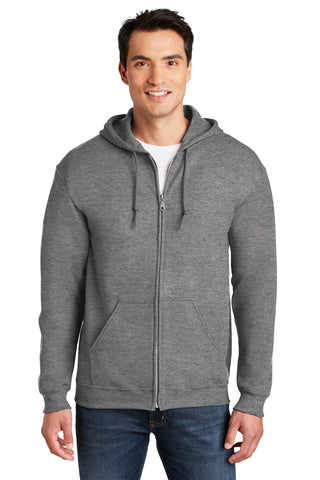 Gildan Heavy Blend Full-Zip Hooded Sweatshirt (Graphite Heather)