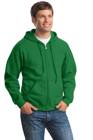 Gildan Heavy Blend Full-Zip Hooded Sweatshirt (Irish Green)