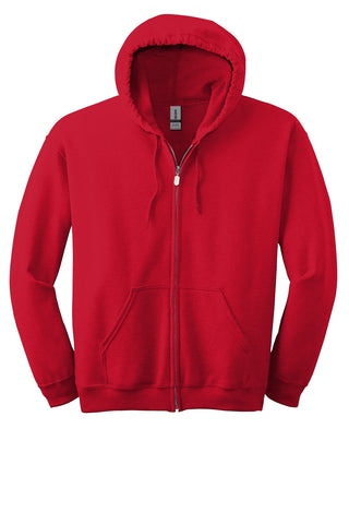 Gildan Heavy Blend Full-Zip Hooded Sweatshirt (Red)