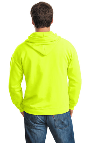 Gildan Heavy Blend Full-Zip Hooded Sweatshirt (Safety Green)