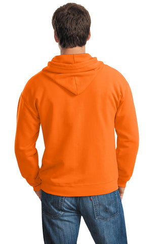Gildan Heavy Blend Full-Zip Hooded Sweatshirt (S. Orange)