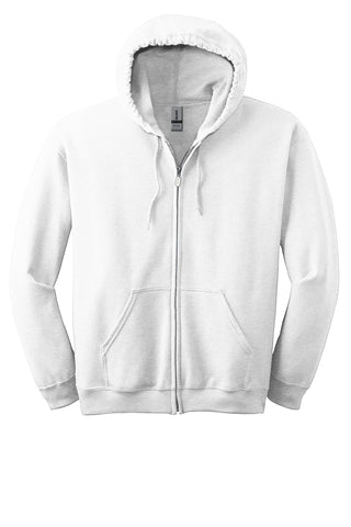 Gildan Heavy Blend Full-Zip Hooded Sweatshirt (White)