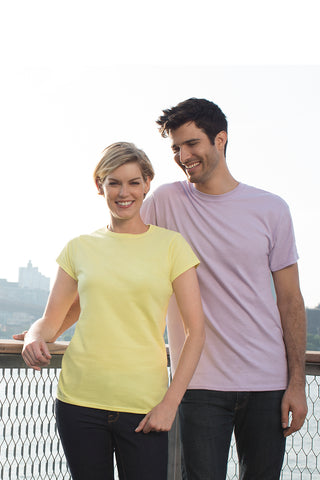 Gildan Ultra Cotton 100% US Cotton T-Shirt (Light Pink)