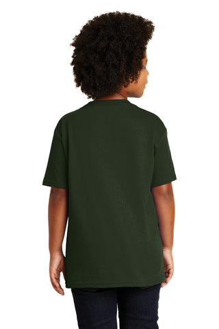 Gildan Youth Ultra Cotton100% US Cotton T-Shirt (Forest)