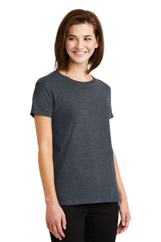 Gildan Ladies Ultra Cotton 100% US Cotton T-Shirt (Dark Heather)