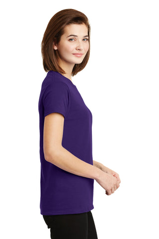 Gildan Ladies Ultra Cotton 100% US Cotton T-Shirt (Purple)