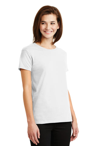 Gildan Ladies Ultra Cotton 100% US Cotton T-Shirt (White)