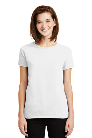 Gildan Ladies Ultra Cotton 100% US Cotton T-Shirt (White)